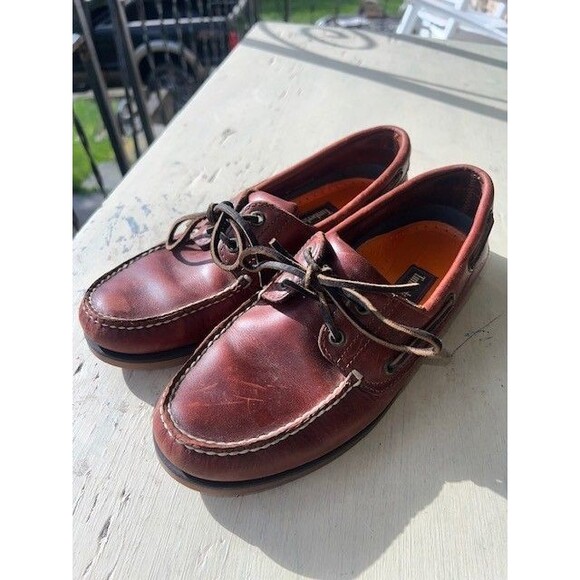 Timberland Brown Classic 2 Eye Boat Shoes Mn’s Sz 9M main image 11